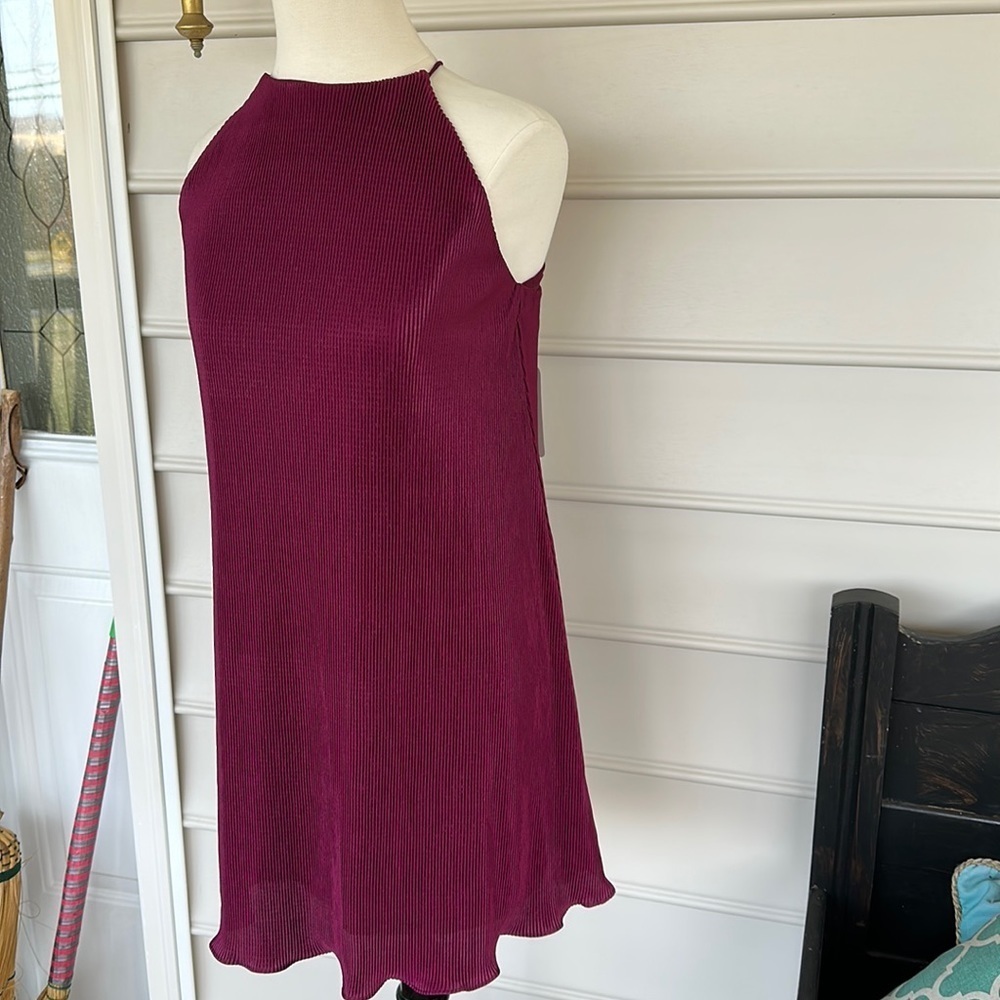 Honey Belle womenβs boutique purple spaghetti strap dress size L